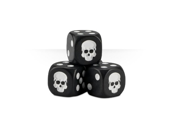 Dice Cube Black - 20 stk 20 terninger til Warhammer 40K/Sigmar 
